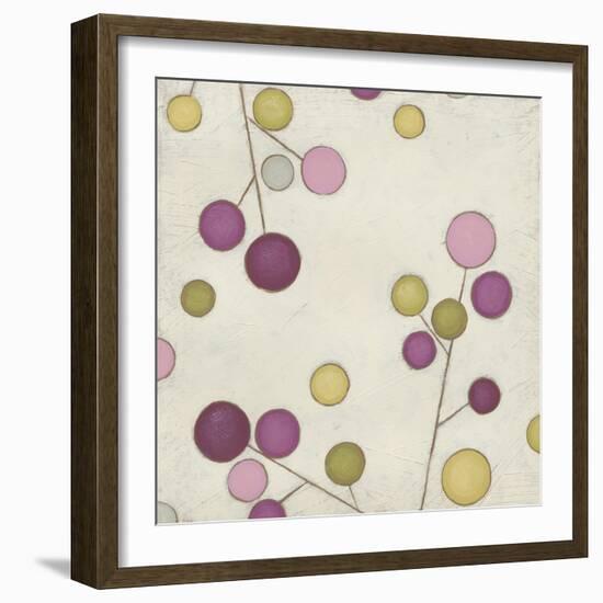 Molecular Blossoms III-June Erica Vess-Framed Art Print