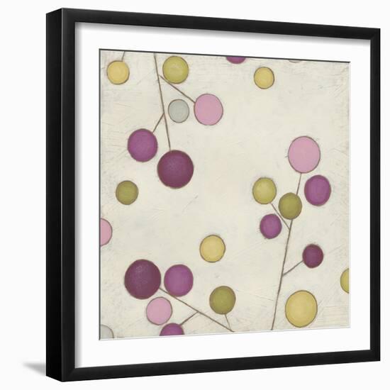 Molecular Blossoms III-June Erica Vess-Framed Art Print