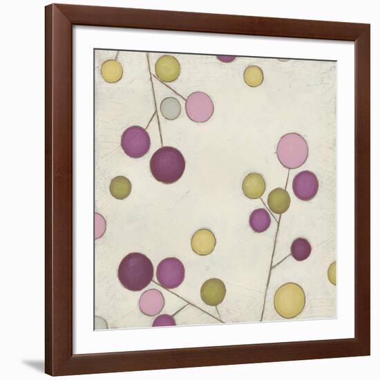 Molecular Blossoms III-June Erica Vess-Framed Art Print