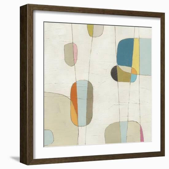 Molecular Motion II-Erica J. Vess-Framed Art Print