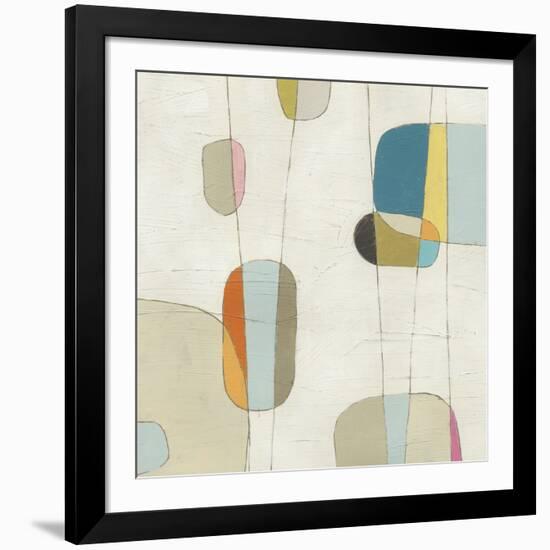 Molecular Motion II-Erica J. Vess-Framed Art Print