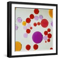 Molecular properties of different liquids-null-Framed Photographic Print