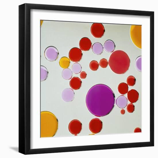 Molecular properties of different liquids-null-Framed Photographic Print