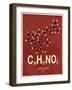 Molecule Chili-null-Framed Art Print