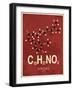 Molecule Chili-null-Framed Art Print