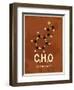 Molecule Cinnamon-null-Framed Art Print