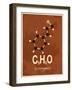Molecule Cinnamon-null-Framed Art Print