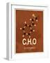 Molecule Cinnamon-null-Framed Art Print