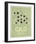 Molecule Glucose-null-Framed Art Print