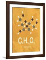 Molecule Honey-TypeLike-Framed Art Print