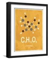 Molecule Honey-null-Framed Art Print