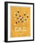 Molecule Honey-null-Framed Art Print