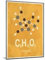 Molecule Honey-null-Mounted Art Print