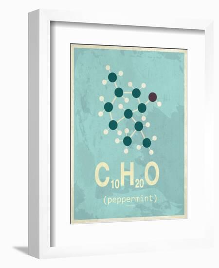 Molecule Peppermint-null-Framed Art Print