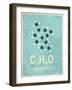 Molecule Peppermint-null-Framed Art Print