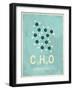 Molecule Peppermint-null-Framed Art Print