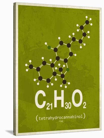 Molecule Thc-null-Stretched Canvas