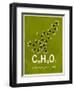 Molecule Thc-null-Framed Art Print