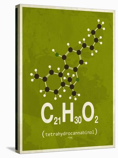 Molecule Thc-null-Stretched Canvas