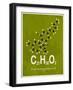 Molecule Thc-null-Framed Art Print