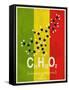 Molecule Thc-null-Framed Stretched Canvas