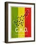 Molecule Thc-null-Framed Art Print