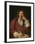 Molière à sa table de travail-Antoine Coypel-Framed Giclee Print