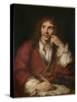 Molière à sa table de travail-Antoine Coypel-Stretched Canvas