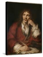 Molière à sa table de travail-Antoine Coypel-Stretched Canvas