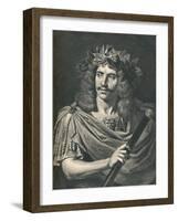 'Molière as Julius Caesar in the Tragedy of Pompée,' (1886)-Henri Thiriat-Framed Giclee Print