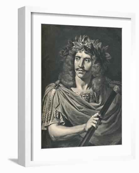 'Molière as Julius Caesar in the Tragedy of Pompée,' (1886)-Henri Thiriat-Framed Giclee Print