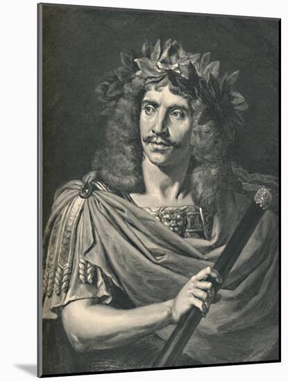 'Molière as Julius Caesar in the Tragedy of Pompée,' (1886)-Henri Thiriat-Mounted Giclee Print