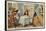 Moliere Dining at the Table of Louis XIV of France-null-Framed Stretched Canvas