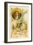 Moliere, French Playwright, and a Scene from His Play Les Precieuses Ridicules-null-Framed Giclee Print