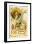 Moliere, French Playwright, and a Scene from His Play Les Precieuses Ridicules-null-Framed Giclee Print