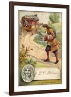 Moliere, French Playwright-null-Framed Giclee Print