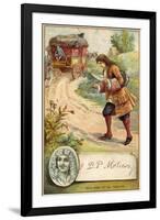 Moliere, French Playwright-null-Framed Giclee Print