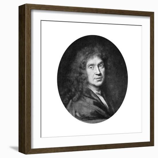 Moliere, French Theatre Writer, Director and Actor, 17th Century-Pierre Mignard-Framed Giclee Print