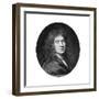 Moliere, French Theatre Writer, Director and Actor, 17th Century-Pierre Mignard-Framed Giclee Print