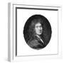 Moliere, French Theatre Writer, Director and Actor, 17th Century-Pierre Mignard-Framed Giclee Print