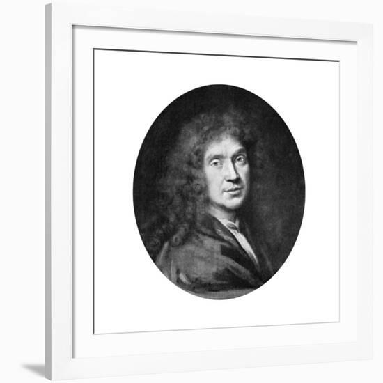 Moliere, French Theatre Writer, Director and Actor, 17th Century-Pierre Mignard-Framed Giclee Print