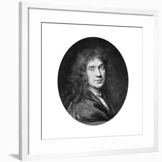 Moliere, French Theatre Writer, Director and Actor, 17th Century-Pierre Mignard-Framed Giclee Print