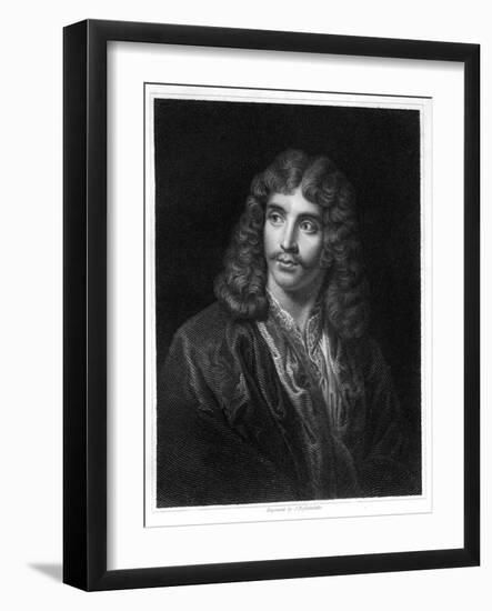 Moliere, French Theatre Writer, Director and Actor-J Posselwhite-Framed Giclee Print