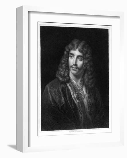 Moliere, French Theatre Writer, Director and Actor-J Posselwhite-Framed Giclee Print