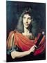 Moliere in the Role of Caesar in the Death of Pompey-Pierre Mignard-Mounted Giclee Print