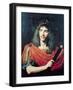 Moliere in the Role of Caesar in the Death of Pompey-Pierre Mignard-Framed Giclee Print