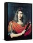 Moliere in the Role of Caesar in the Death of Pompey-Pierre Mignard-Framed Stretched Canvas