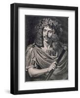 Moliere Plays Caesar in the Death of Pompey-Pierre Edouard Frere-Framed Giclee Print