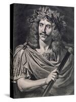 Moliere Plays Caesar in the Death of Pompey-Pierre Edouard Frere-Stretched Canvas