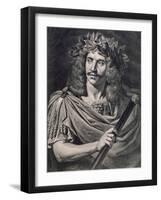 Moliere Plays Caesar in the Death of Pompey-Pierre Edouard Frere-Framed Giclee Print